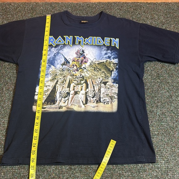 IRON MAIDEN RARE BRAZIL ONLY EVENT TOUR SHIRT 2009 LIVE SOMEWHERE BACK IN TIME - Picture 5 of 5